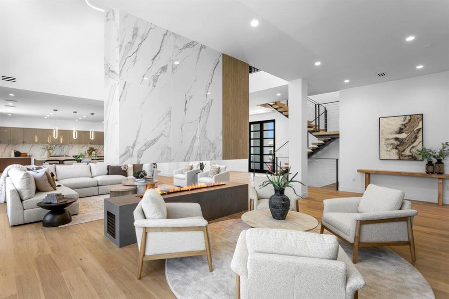 Furnished interior view inside a new home in , Tampa (Image 51).