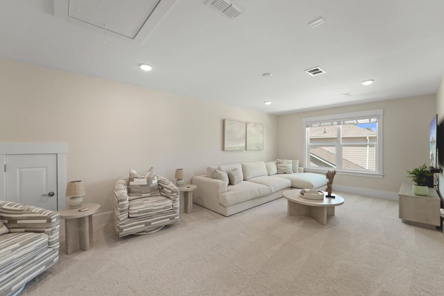 Furnished interior view inside a new home in , Johns Island (Image 8). Furnished interior view inside a new home in , Johns Island (Image 8).