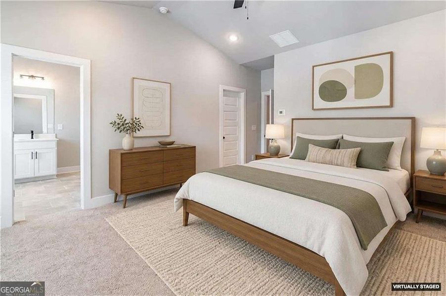 Furnished interior view inside a new home in , Tucker (Image 34).
