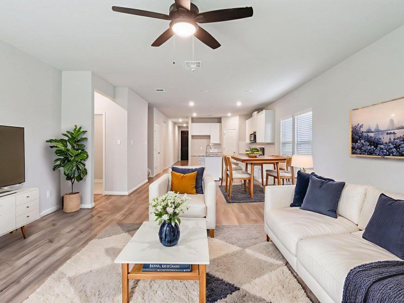 Photo is not of the actual home, but is an inspirational photo of builder’s model home and may depict options, furnishings, and/or decorator features that are not included