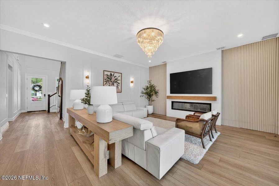 Furnished interior view inside a new home in , St. Johns (Image 50).