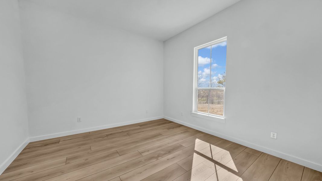 Representative unfurnished interior of a home built from the Rebekah by Zeal Home Builders in Oak Water Ranch, Granbury (Image 42). Representative unfurnished interior of a home built from the Rebekah by Zeal Home Builders in Oak Water Ranch, Granbury (Image 42).