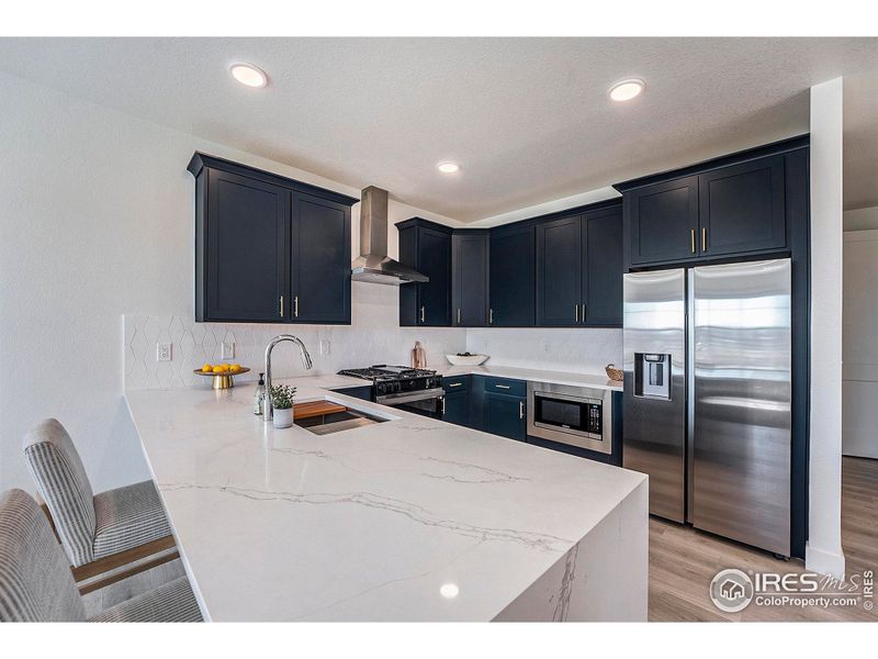 Furnished interior view inside a new home in , Loveland (Image 6). Furnished interior view inside a new home in , Loveland (Image 6).