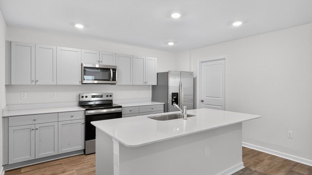 Furnished interior view inside a new home in Olive Branch, Clayton (Image 8).