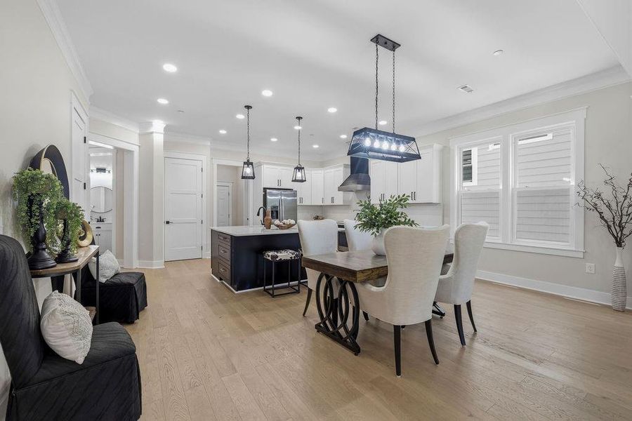 Furnished interior view inside a new home in , Marietta (Image 4).