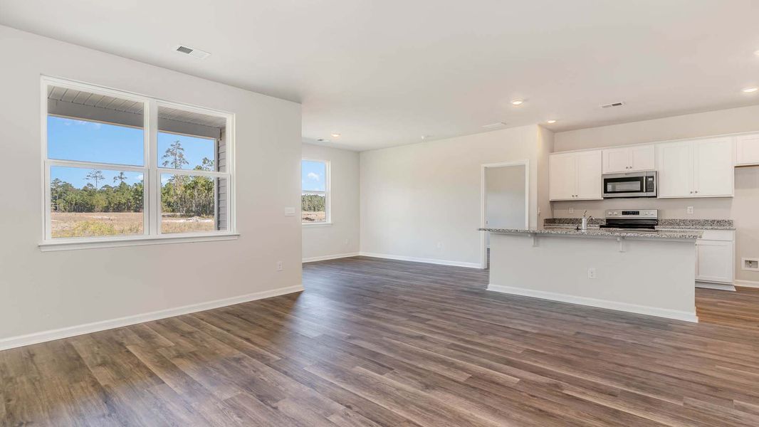 Representative unfurnished interior of a home built from the ARIA by D.R. Horton in Sandridge Park, Little River (Image 17).