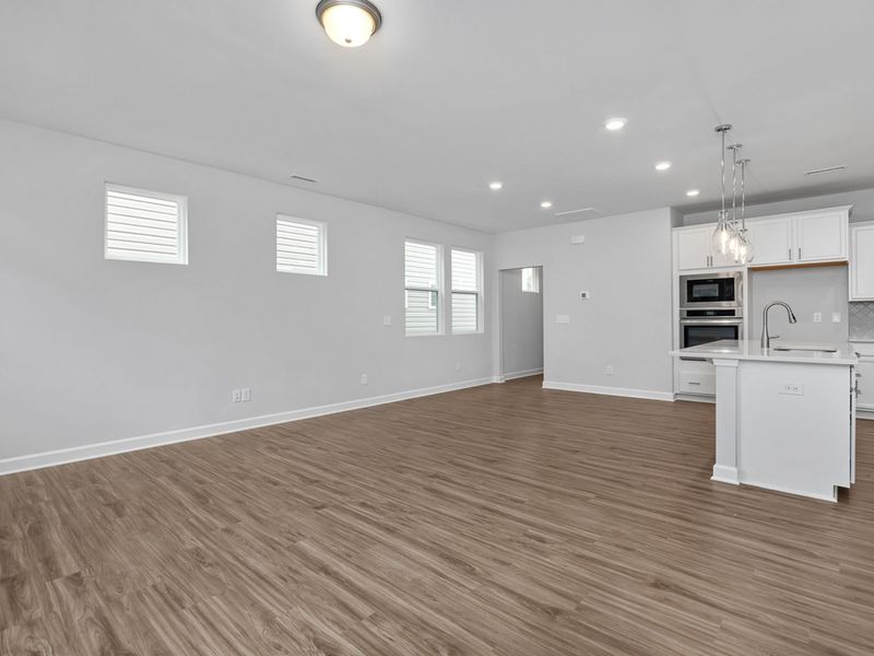 Representative unfurnished interior of a home built from the The Durham C by Davidson Homes LLC in Lake Park Villas, Wylie (Image 14).