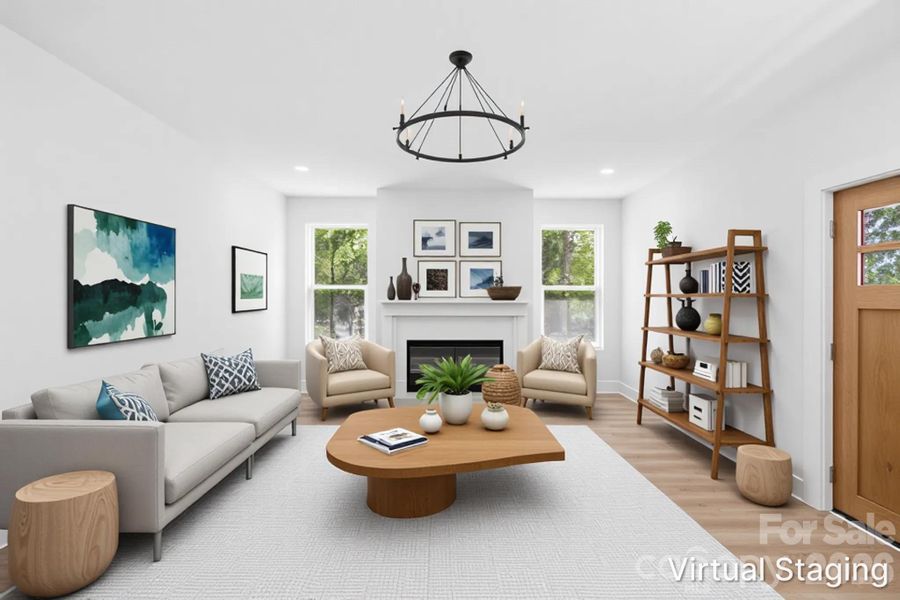 Furnished interior view inside a new home in , Kannapolis (Image 5).
