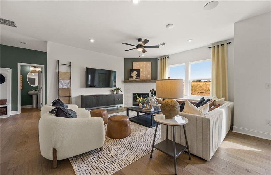 Furnished interior view inside a new home in Berkeley Mill, Cumming (Image 14).