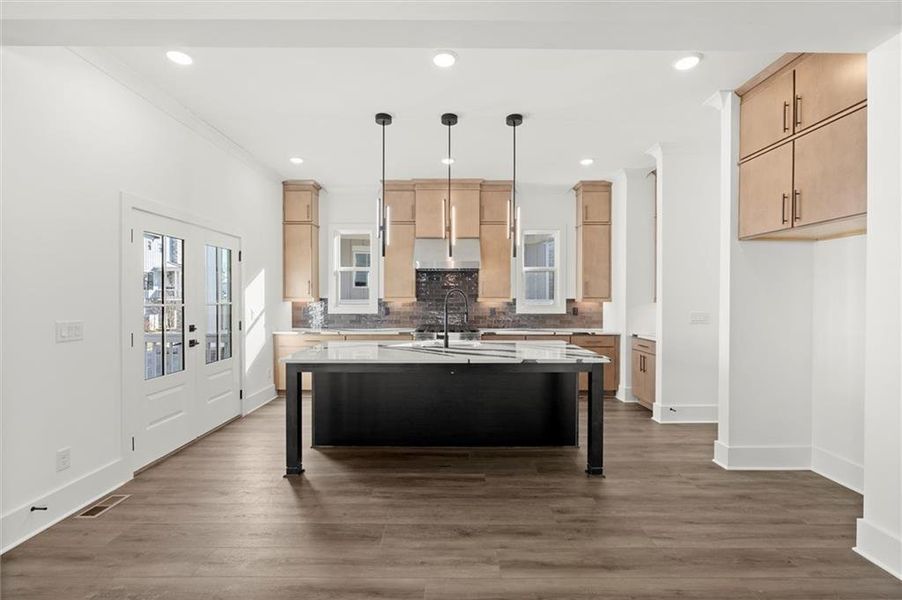 Furnished interior view inside a new home in , Atlanta (Image 8).