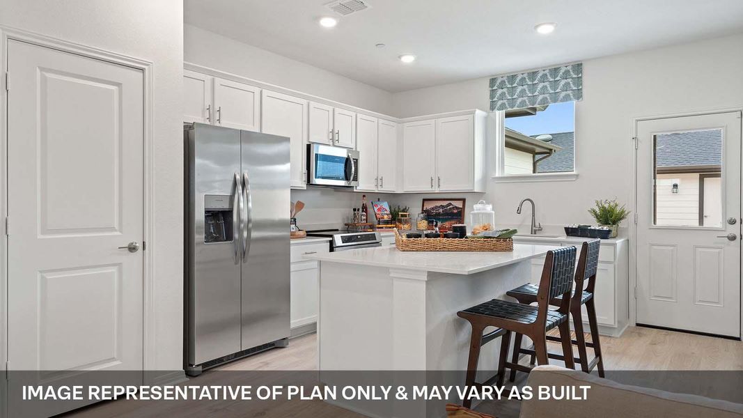 Furnished interior view inside a new home in Avery Centre, Round Rock (Image 7).