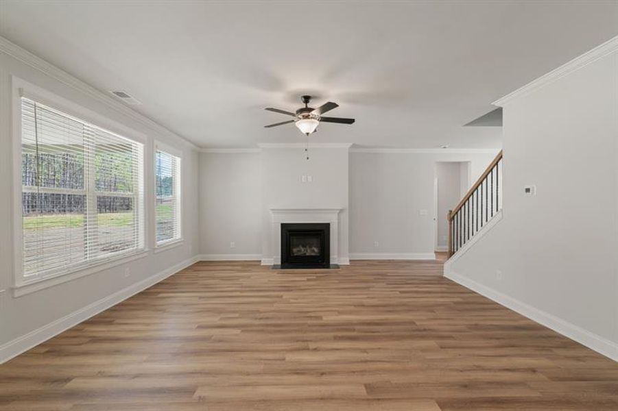 Spacious, unfurnished interior of a new home in Ruby Creek Estates, Atlanta (Image 23). Spacious, unfurnished interior of a new home in Ruby Creek Estates, Atlanta (Image 23).