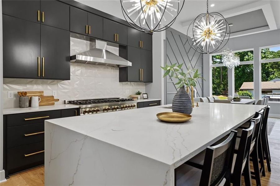 Furnished interior view inside a new home in , Marietta (Image 14).