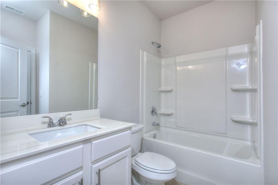 Furnished interior view inside a new home in Waters Edge, Mansfield (Image 6).