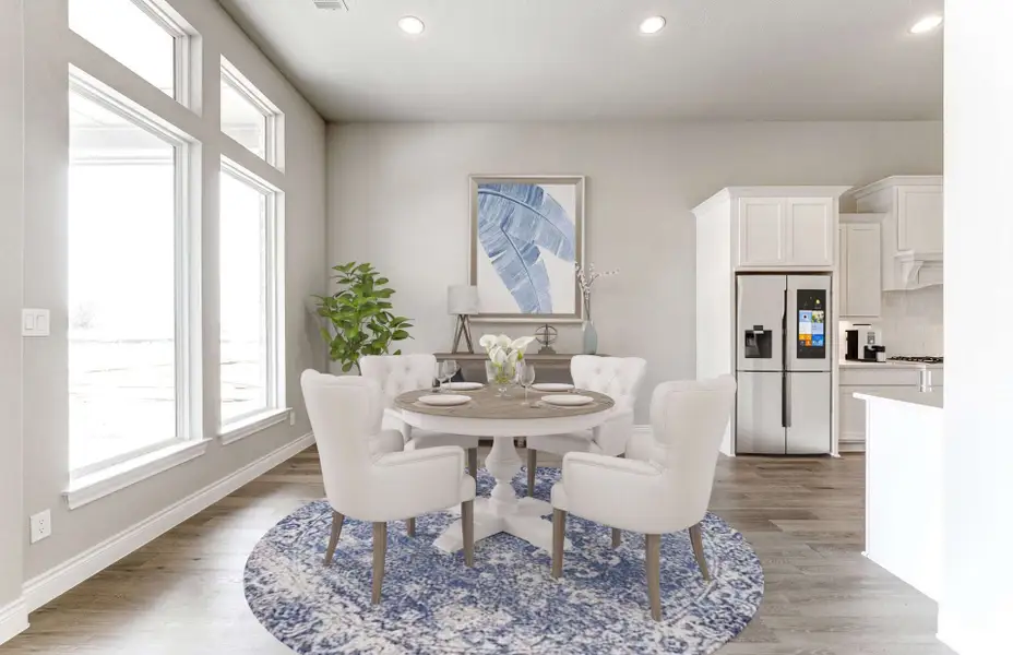 Representative furnished interior of a home built from the 2909 by Ravenna Homes in The Woodlands Hills 65′, Willis (Image 4). Representative furnished interior of a home built from the 2909 by Ravenna Homes in The Woodlands Hills 65′, Willis (Image 4).
