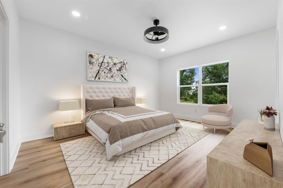 Furnished interior view inside a new home in , Houston (Image 14).