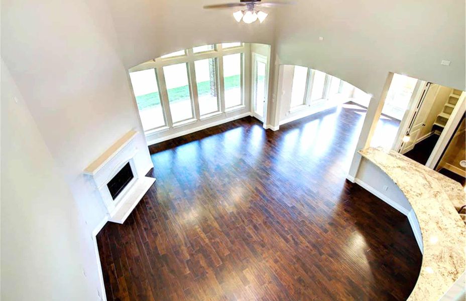 Representative unfurnished interior of a home built from the 4198 by Ravenna Homes in The Woodlands Hills 65′, Willis (Image 22).