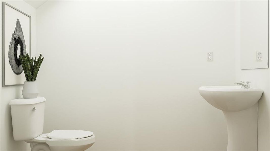 Half bath with toilet Half bath with toilet