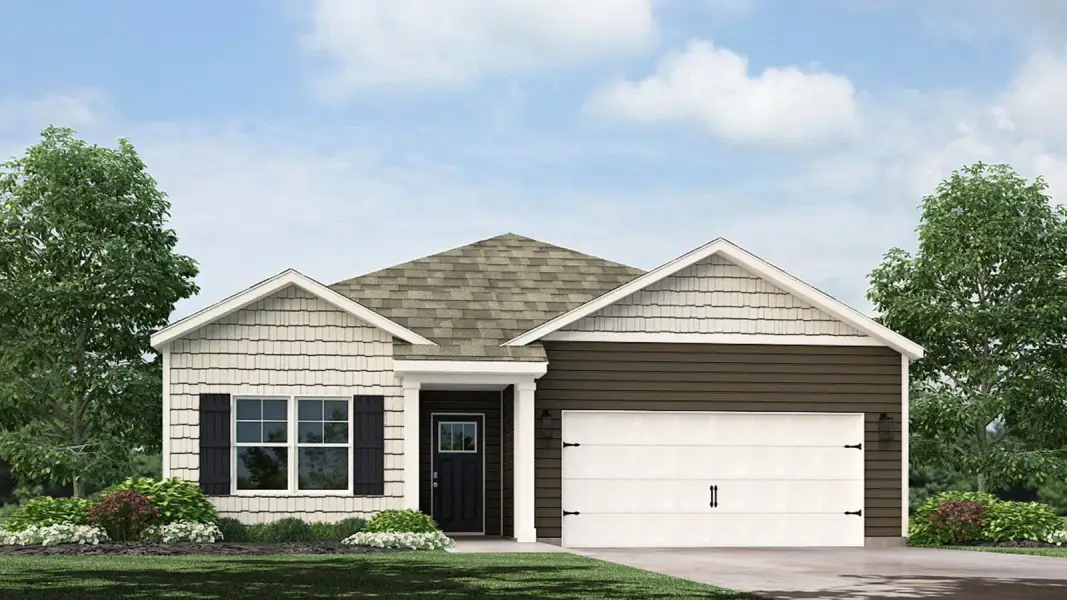 Representative exterior photo of a completed home built from the Aria by D.R. Horton in Thompson Creek, Corryton, TN (Image 2).