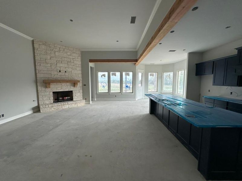 In-progress construction of a new home in Fannin Ranch, Leonard, TX (Image 7).