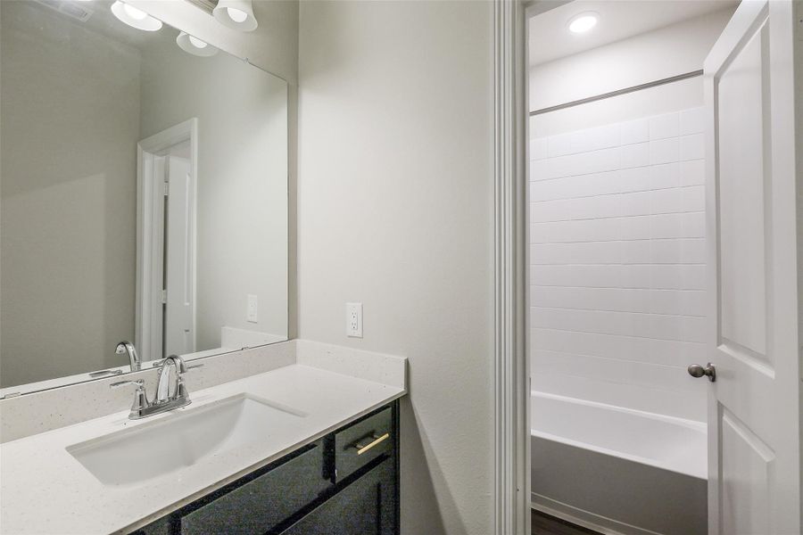 Furnished interior view inside a new home in , Houston (Image 17).