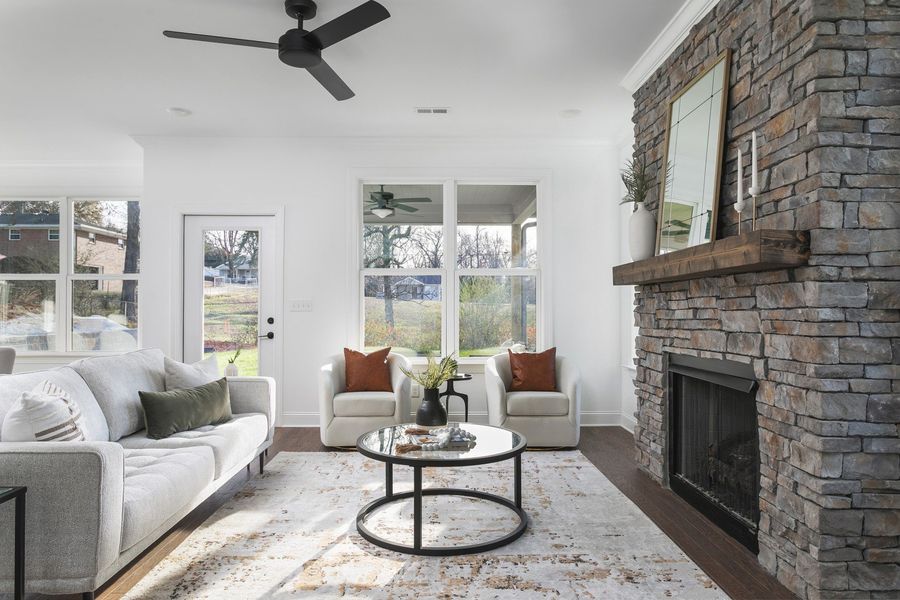 Representative furnished interior of a home built from the The River by Greentech Homes LLC in The Thicket at Sedman Hills, Hixson (Image 10).