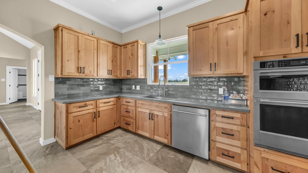 Furnished interior view inside a new home in Oak Water Ranch, Granbury (Image 6).