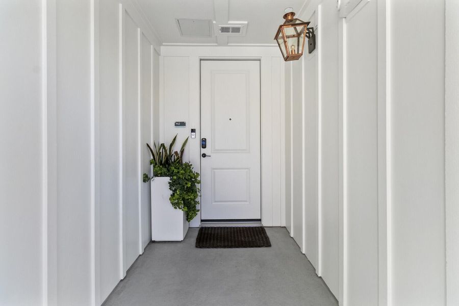 Exterior details and patio area of a home in , Charleston (Image 23).