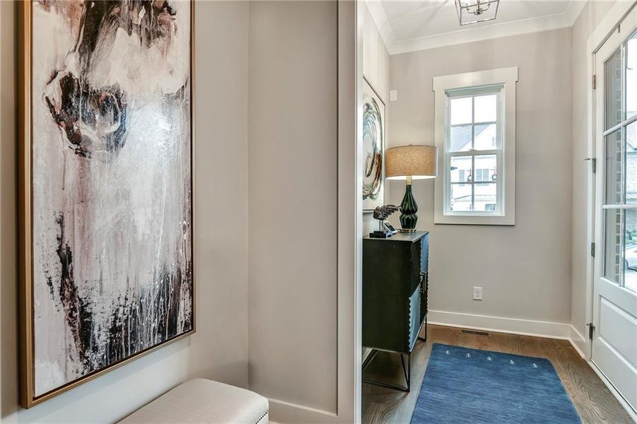 Furnished interior view inside a new home in , Woodstock (Image 10).