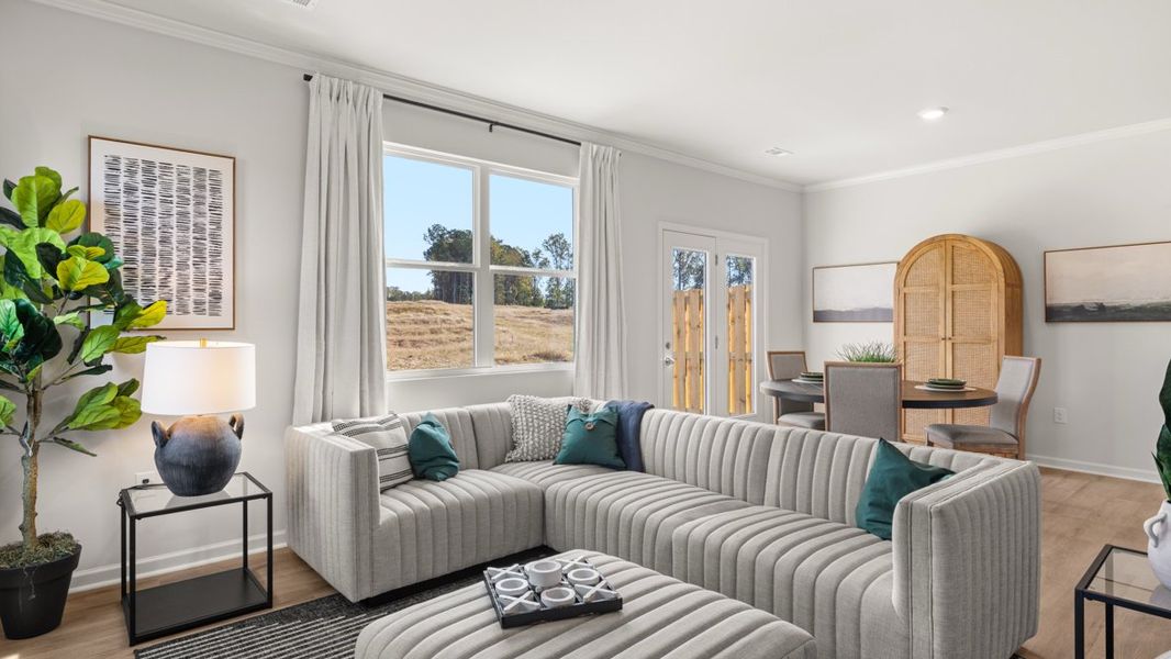 Furnished interior view inside a new home in Hughes Court, Dawsonville (Image 11).