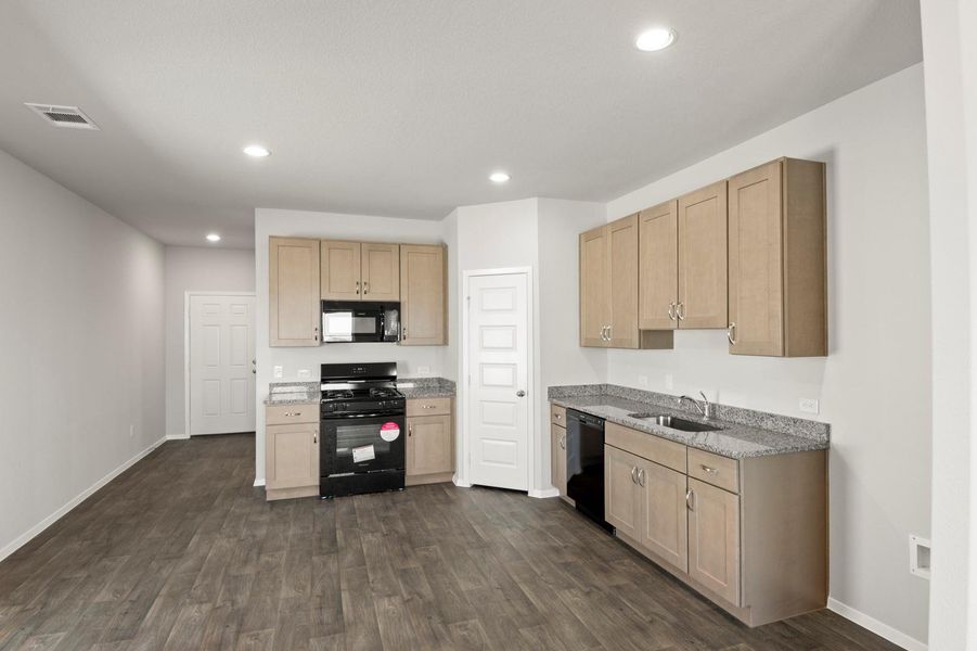 Furnished interior view inside a new home in Cloverleaf, Austin (Image 13).