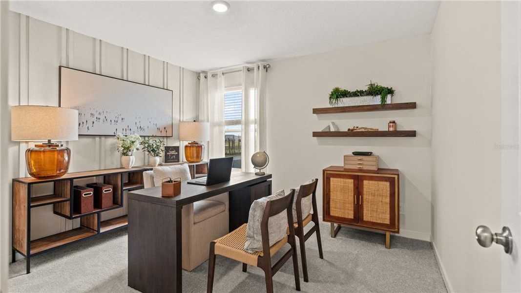 Furnished interior view inside a new home in , Clermont (Image 11).