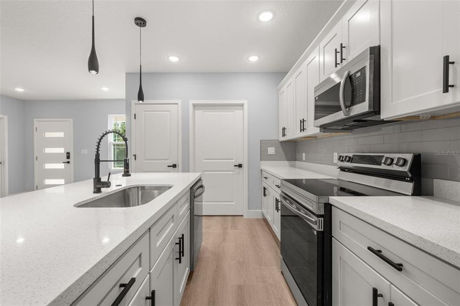 Furnished interior view inside a new home in , Sebring (Image 8).