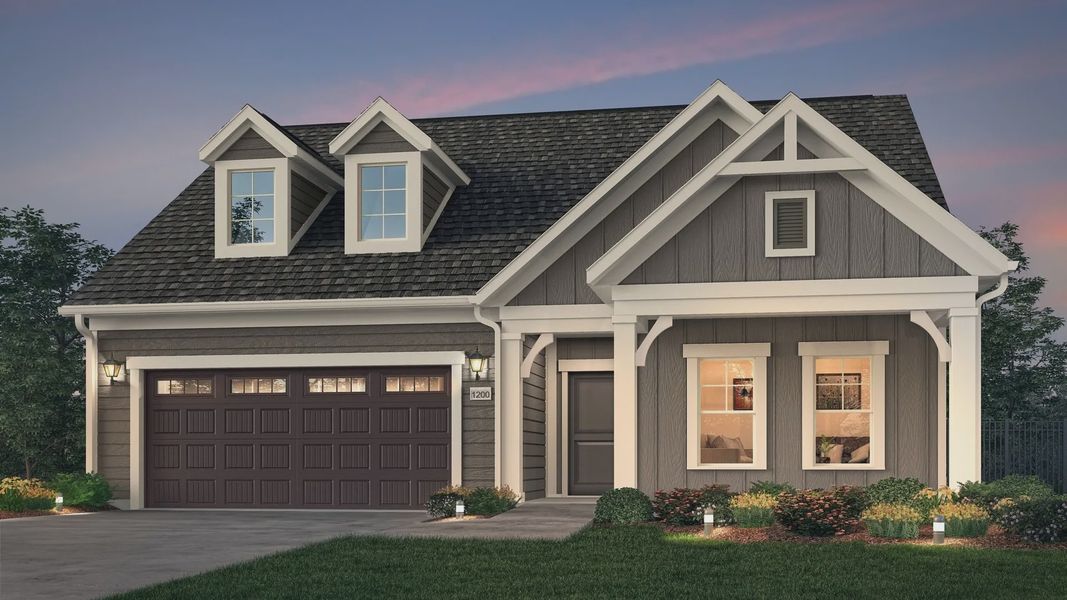 Representative exterior photo of a completed home built from the Capri by Epcon Communities in The Grove at Haven Hill, Lenoir City, TN (Image 17). Representative exterior photo of a completed home built from the Capri by Epcon Communities in The Grove at Haven Hill, Lenoir City, TN (Image 17).