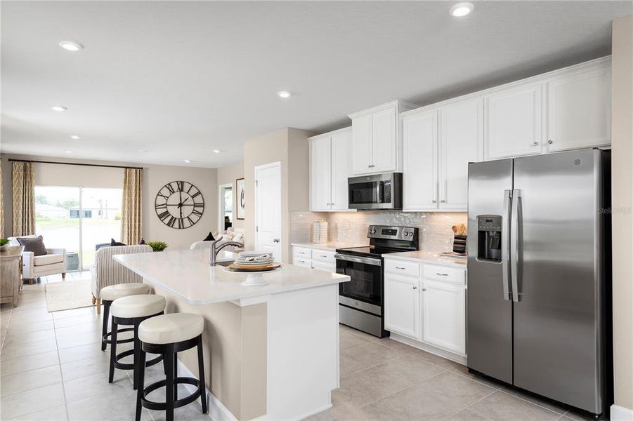 Furnished interior view inside a new home in Reserve at Lake Meadows, Ocoee (Image 6). Furnished interior view inside a new home in Reserve at Lake Meadows, Ocoee (Image 6).