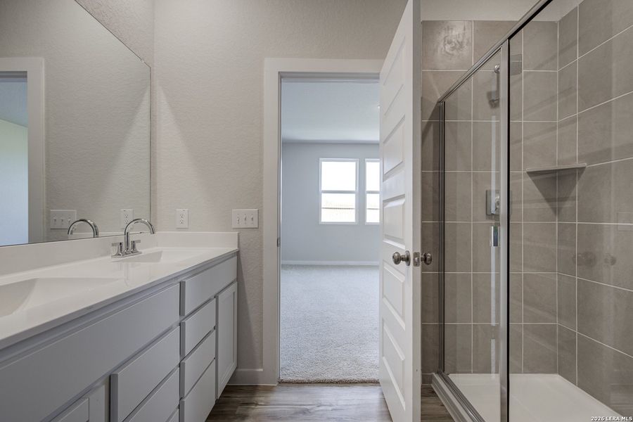 Furnished interior view inside a new home in Park Place, New Braunfels (Image 3).