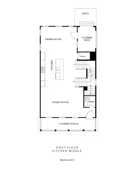 First Floor - Kitchen Middle