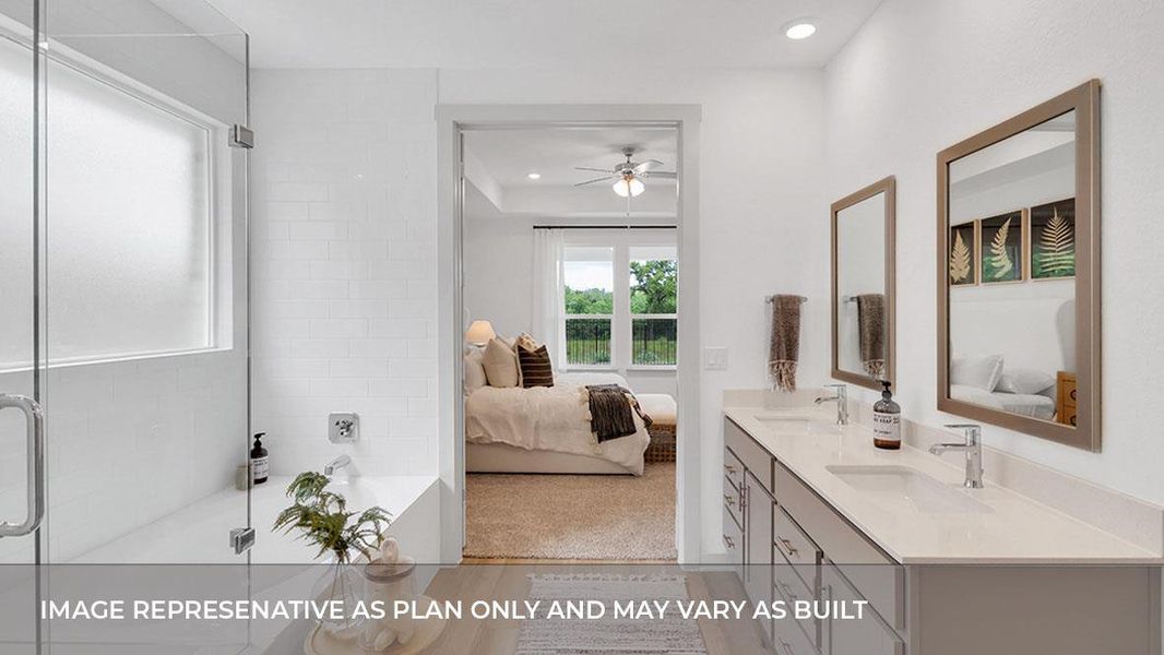 Furnished interior view inside a new home in Rosenbusch Ranch, Leander (Image 6). Furnished interior view inside a new home in Rosenbusch Ranch, Leander (Image 6).