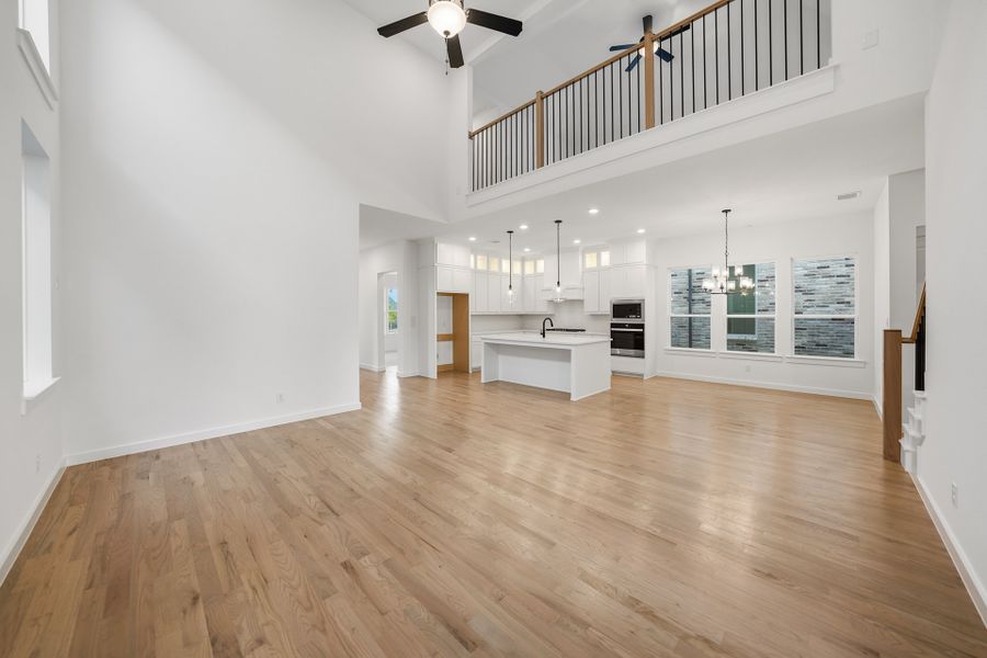 Spacious, unfurnished interior of a new home in Light Farms Brenham - 40' Lots, Celina (Image 20).