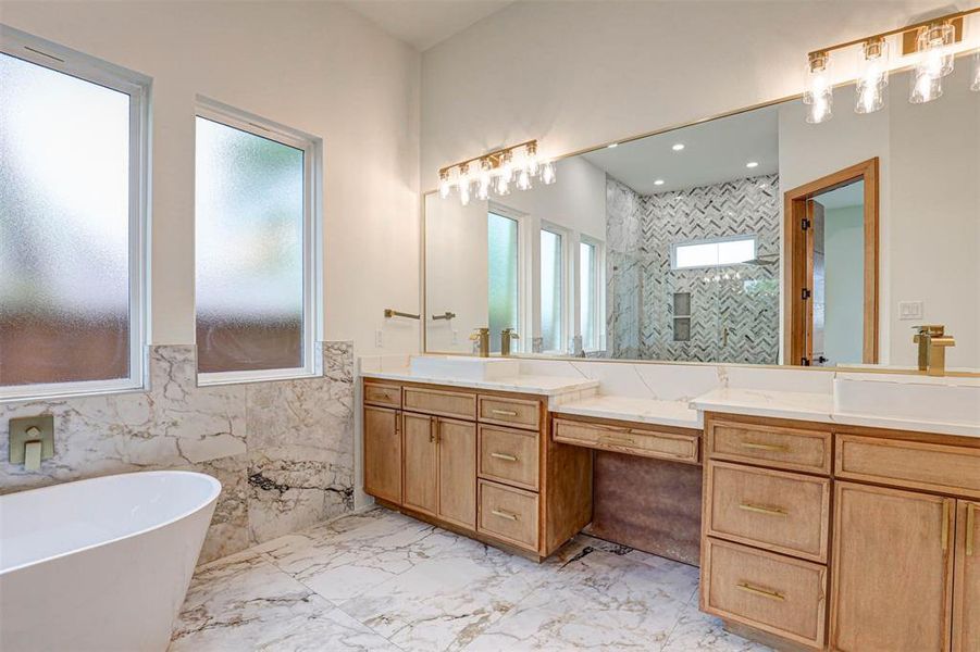 Furnished interior view inside a new home in , Keller (Image 12).