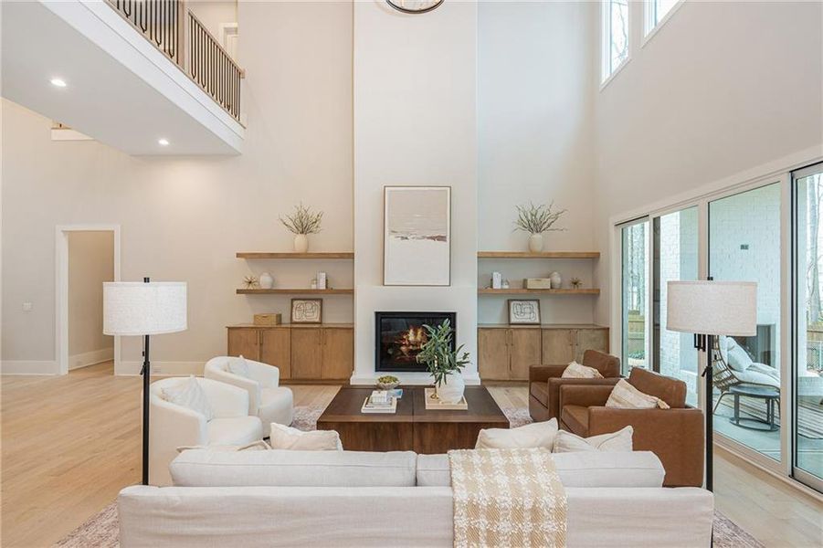 Furnished interior view inside a new home in , Alpharetta (Image 47).