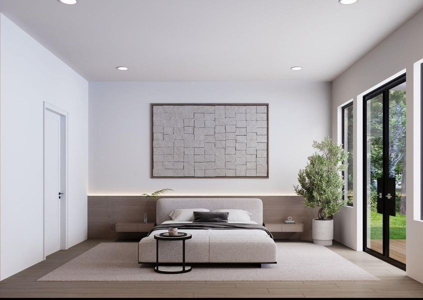 Furnished interior view inside a new home in , Spring (Image 11).