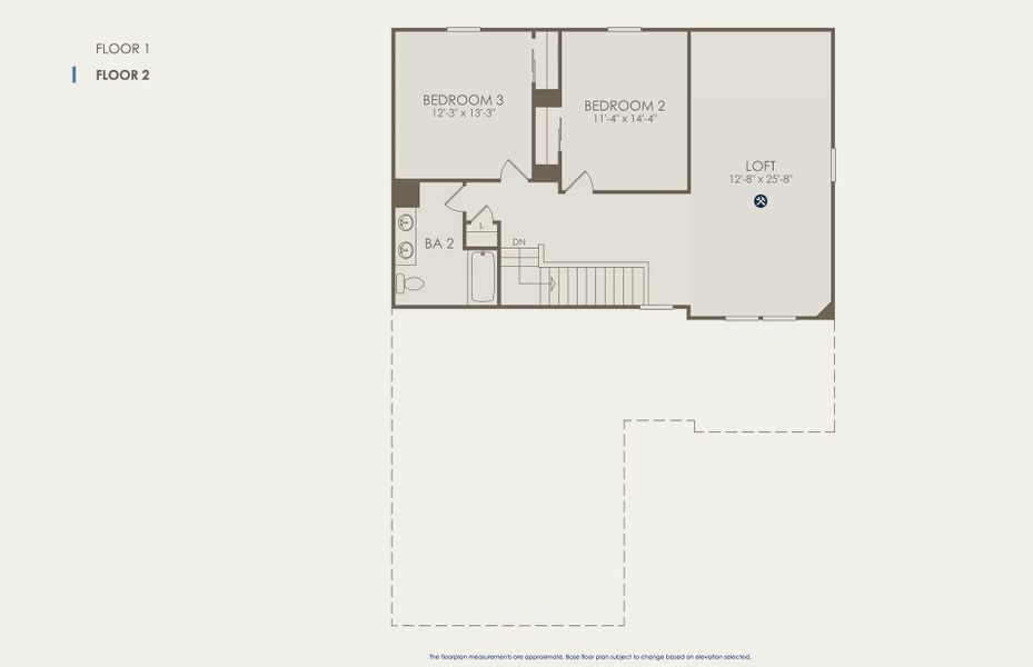 Hartwell Floor Plan, Quick Move-In Home, Floor 2