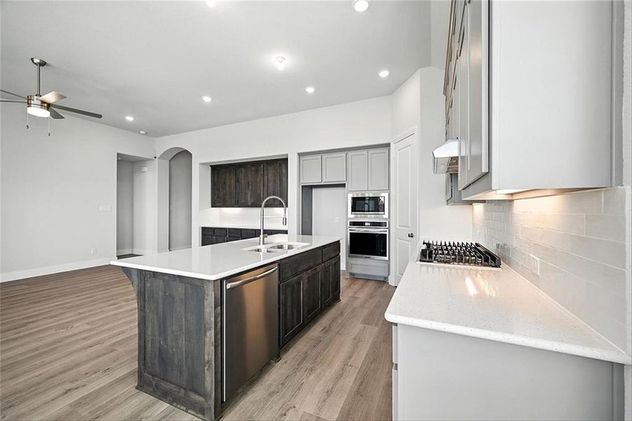 Furnished interior view inside a new home in The Parks at Wilson Creek: 50ft. lots, Celina (Image 15). Furnished interior view inside a new home in The Parks at Wilson Creek: 50ft. lots, Celina (Image 15).