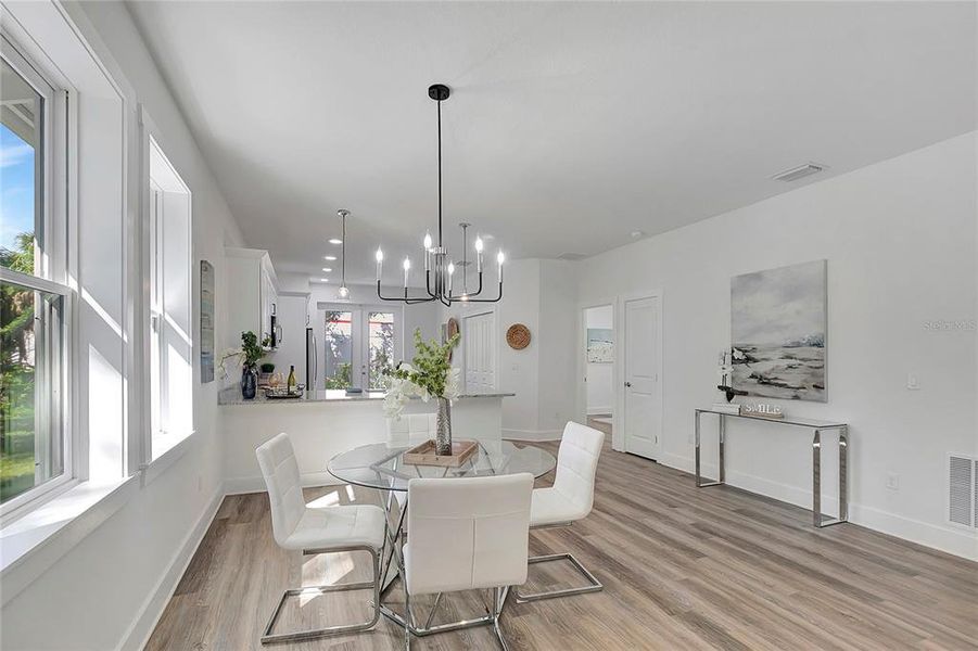 Furnished interior view inside a new home in , Tampa (Image 6). Furnished interior view inside a new home in , Tampa (Image 6).