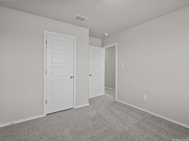 Spacious, unfurnished interior of a new home in Applewhite Meadows, San Antonio (Image 26). Spacious, unfurnished interior of a new home in Applewhite Meadows, San Antonio (Image 26).