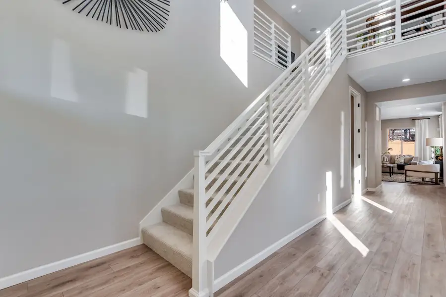Spacious, unfurnished interior of a new home in Reunion, Commerce City (Image 19). Spacious, unfurnished interior of a new home in Reunion, Commerce City (Image 19).