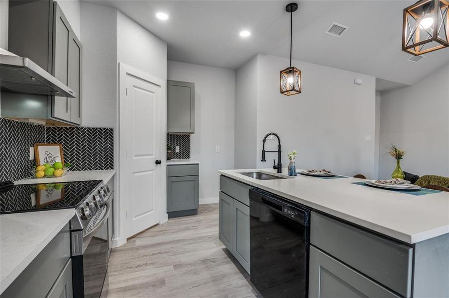 Furnished interior view inside a new home in , Kemp (Image 10).