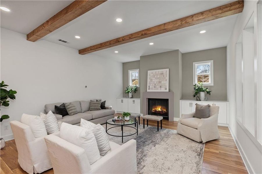 Furnished interior view inside a new home in , Decatur (Image 38).