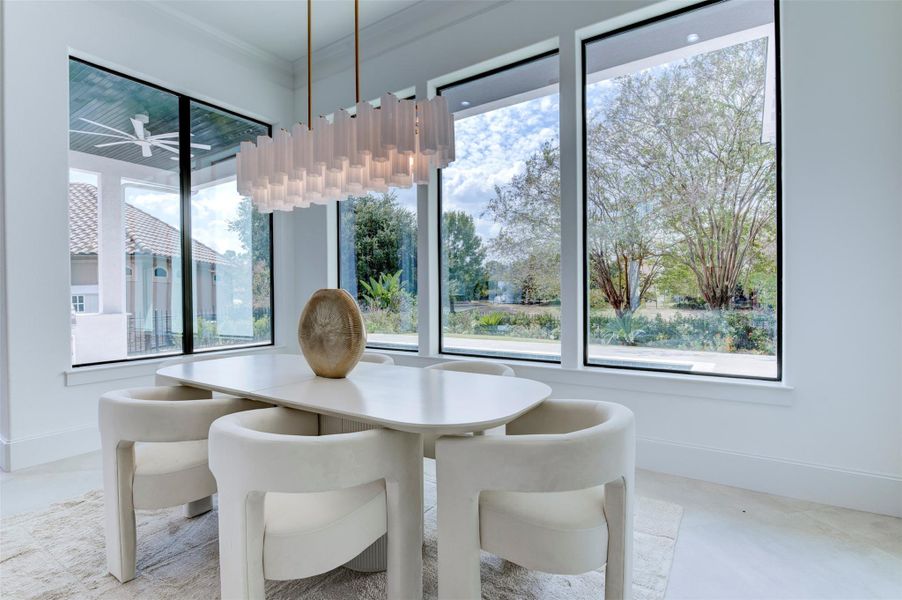 Furnished interior view inside a new home in , Spring (Image 10).